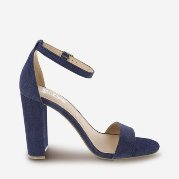 NIB Brash Women's 8.5 Houston Shoes Heels Blue - Picture 3 of 5